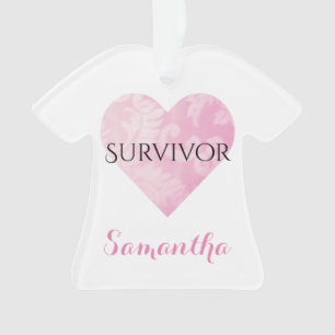 Enfeites de natal do t-shirt do sobrevivente,