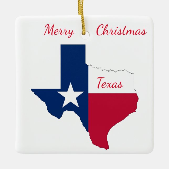 Enfeites de natal do Texas (Frente)