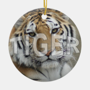 ENFEITES DE NATAL DO TIGRE
