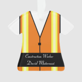 Enfeites de natal do trabalhador da construção