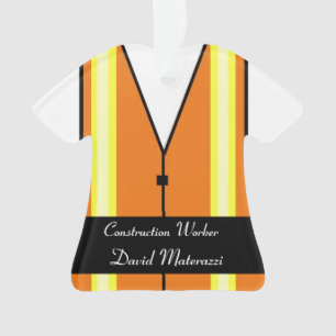 Enfeites de natal do trabalhador da construção