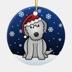 Enfeites de natal do Wolfhound irlandês dos