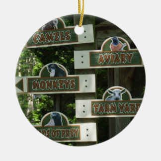 Enfeites de natal do Zoo de Cabo Maio