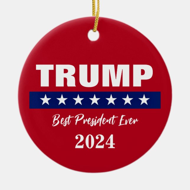 Enfeites de natal DONALD TRUMP 2024 (Frente)
