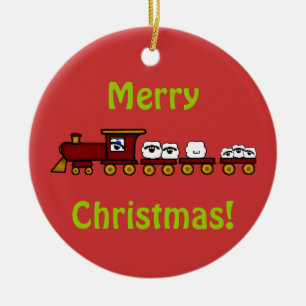 Enfeites de natal dos carneiros de Customizeable