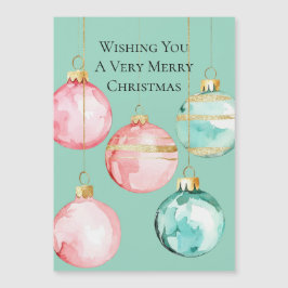 Enfeites de natal Dourados Cor-de-Rosa Chic Mint