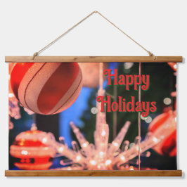 Enfeites de natal e feriados felizes