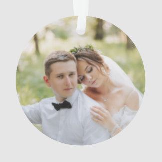 Enfeites de natal elegante "Feliz e casado"