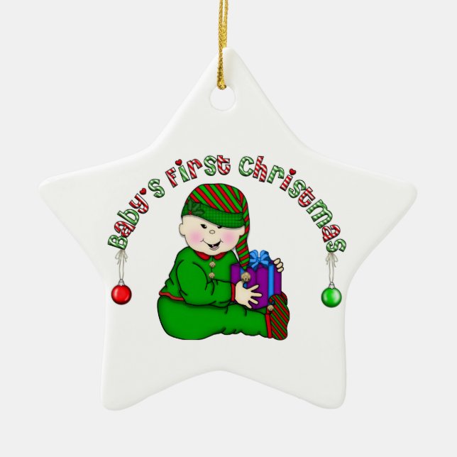 Enfeites de natal Elf Baby 1rua Asiático (Frente)