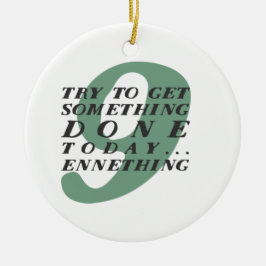 Enfeites de natal engraçados de Enneagram 9