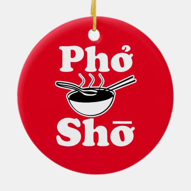 Enfeites de natal engraçados de Pho Sho (Traseira)