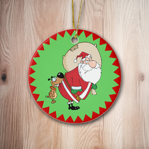 Enfeites de natal engraçados do papai noel