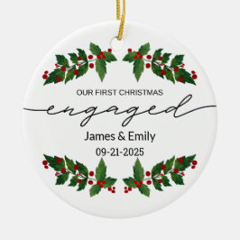 Enfeites de natal Envolvido, Primeiro Natal