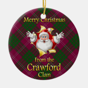 Enfeites de natal escoceses de Crawford do clã