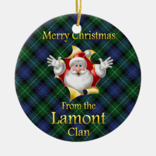 Enfeites de natal escoceses de Lamont do clã