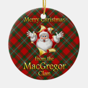 Enfeites de natal escoceses de MacGregor do clã