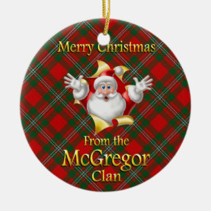 Enfeites de natal escoceses de McGregor do clã