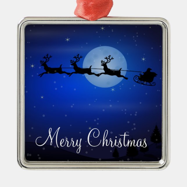 Enfeites de natal Exteriores - Papais noeis E Rebe (Frente)