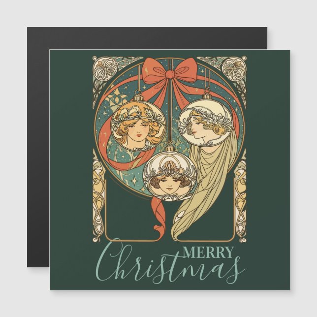 Enfeites de Natal Fé Esperança e Caridade Vetor (Frente/Verso)