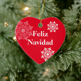 Enfeites de natal Feliz Navidad