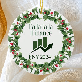 Enfeites de natal financeiro