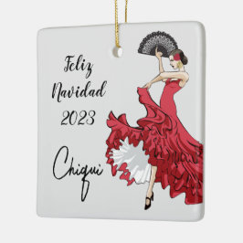 Enfeites de natal Flamenco Personalizado