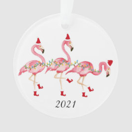 Enfeites de natal Flamingo