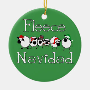 Enfeites de natal Fleece Navidad Funny
