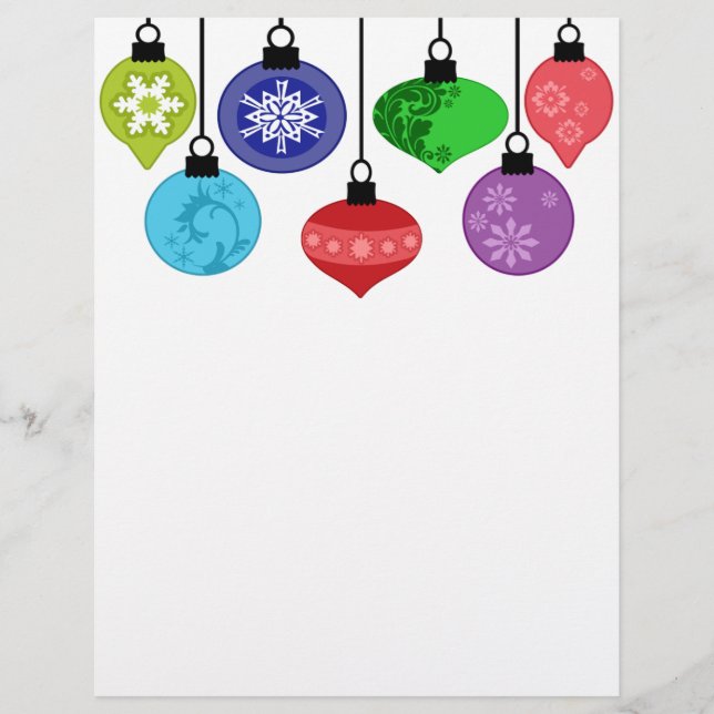 Enfeites de natal Flyer (Frente)