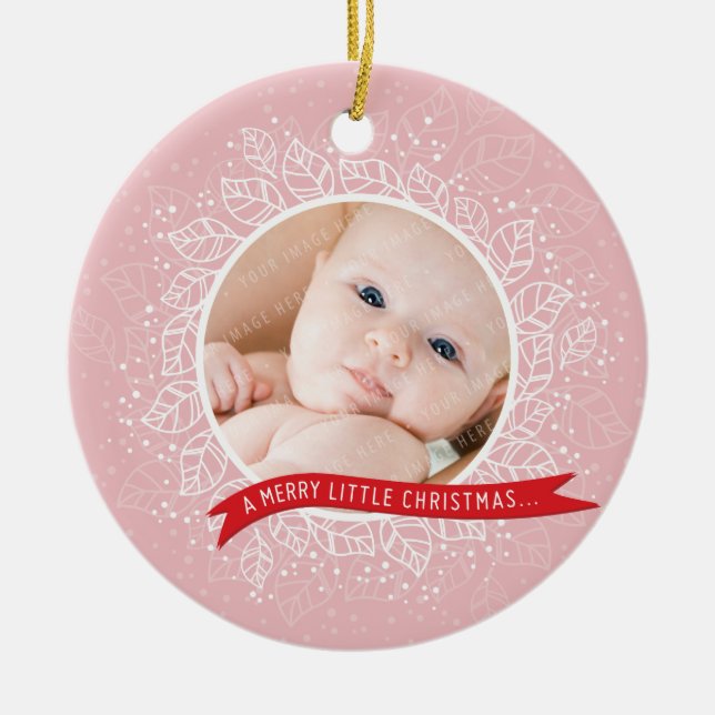 ENFEITES DE NATAL FOTO: folhagem de inverno 3 (Frente)