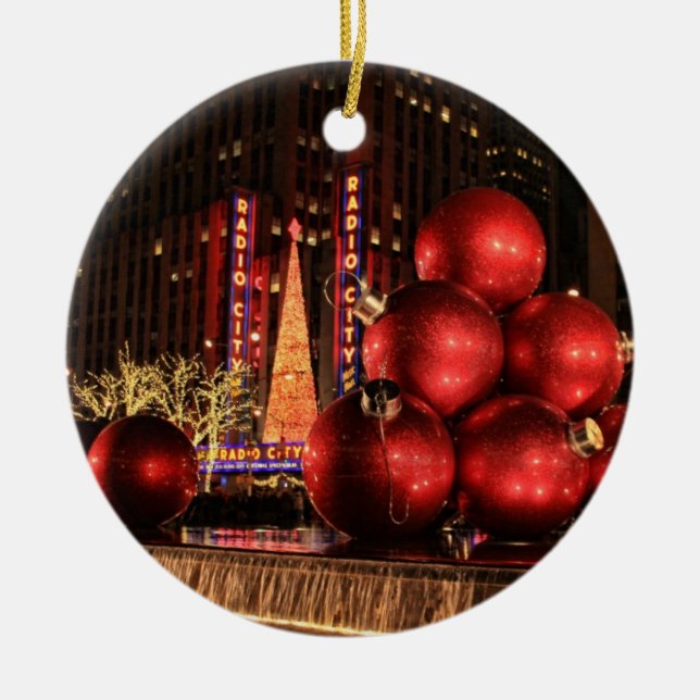Enfeites de Natal Gigantes de NYC (Frente)