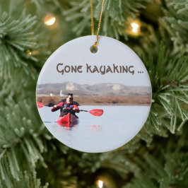 Enfeites de natal "Gone Kayaking"