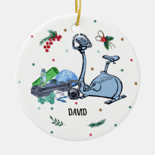 Enfeites de natal Gym malhação, Construtor de Corp