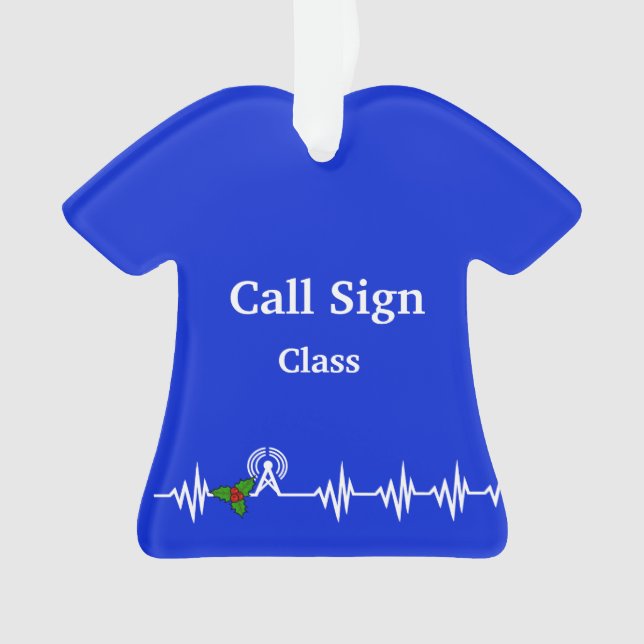 Enfeites de natal Ham Radio T-Shirt (Frente)