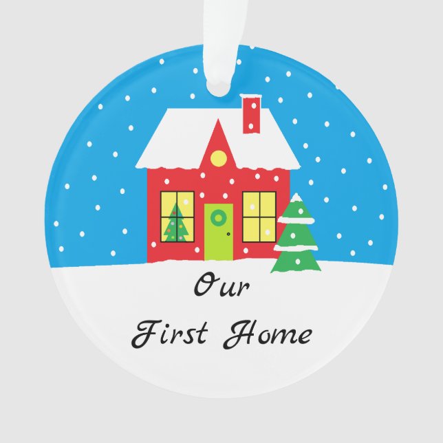 enfeites de natal "Holiday Home" (Frente)