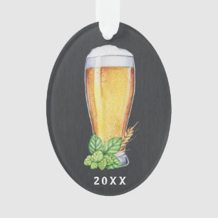 Enfeites de natal Hoppy da cerveja inglesa do