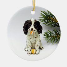 Enfeites de natal Inglês Springer Spaniel Dog