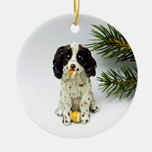 Enfeites de natal Inglês Springer Spaniel Dog (Frente)