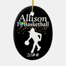 ENFEITES DE NATAL legal PERSONALIZADO BASKETBALL