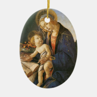 Enfeites de natal Madonna del Libro Botticelli