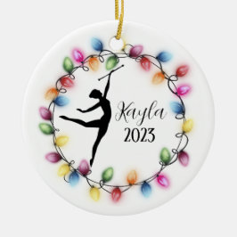 Enfeites de natal Majorette Baton Twirler