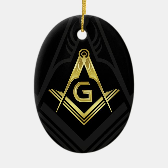 Enfeites de natal Masonic | Freemason Gift Ideas (Frente)