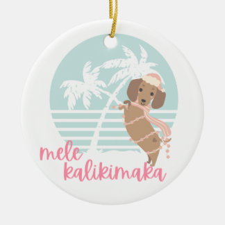 Enfeites de natal Mele Kalikimaka Wiener