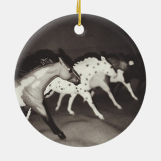 Enfeites de natal modelo do cavalo de Breyer