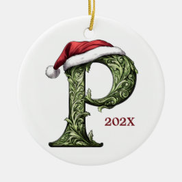 Enfeites de natal Monograma Personalizado