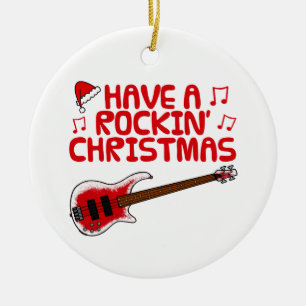 Enfeites de natal Musical de Bass Guitar