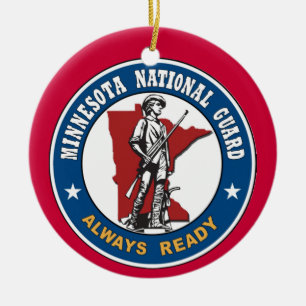 Enfeites de natal Nacional de Guardas do Minnesota
