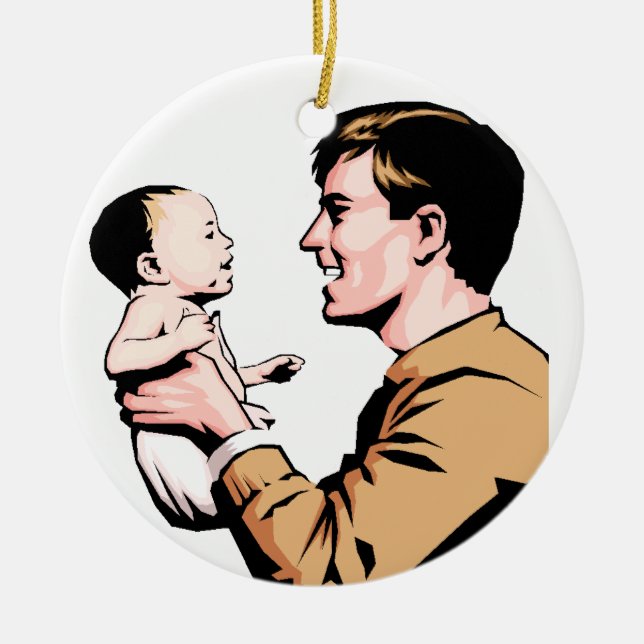 Enfeites de natal novos do pai (Frente)