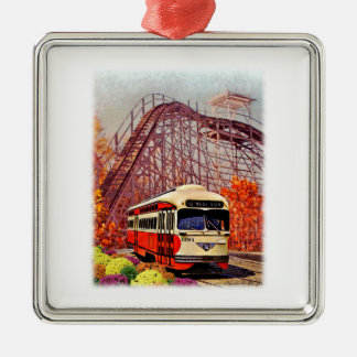 Enfeites de natal ocidentais do parque da vista