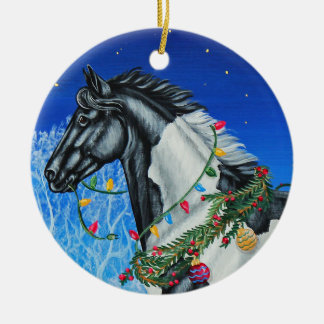 Enfeites de natal Paint Horse
